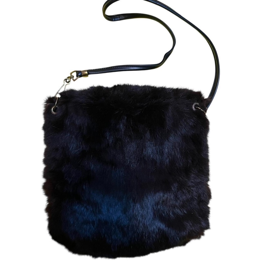 Brown fur purse |